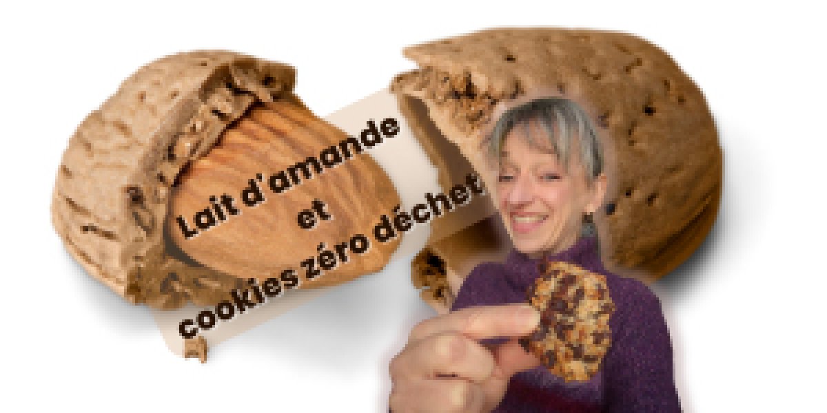 Lait d'amande et cookies zéro déchet